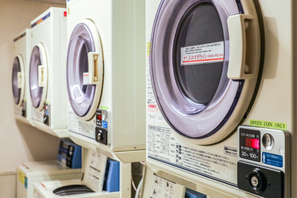 古いコインランドリーのイメージ